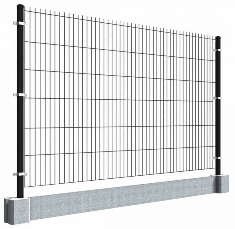Panel ogrodzeniowy 2D 203cm 4mm Czarny (RAL 9005)